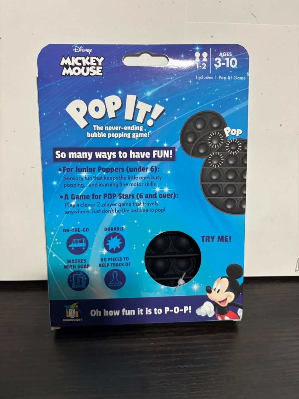 Disney Mickey Mouse Pop It
